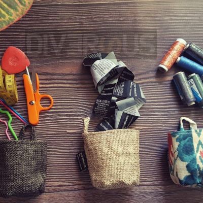 صندوق منظِم من القماش