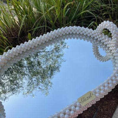 صينيه مرايا بيضاوية الشكل 