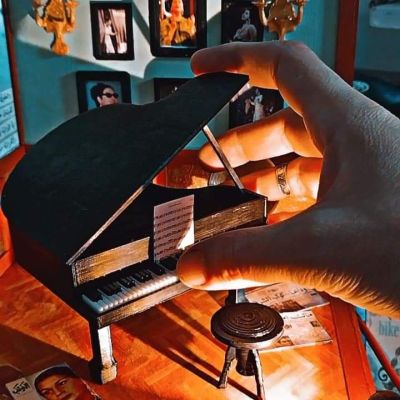  ماكت مصغر لغرفة ام كلثوم ٢