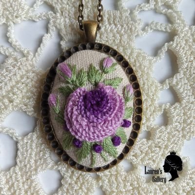 Embroidery Necklace 