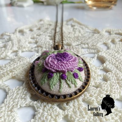 Embroidery Necklace 