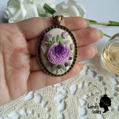 Embroidery Necklace 