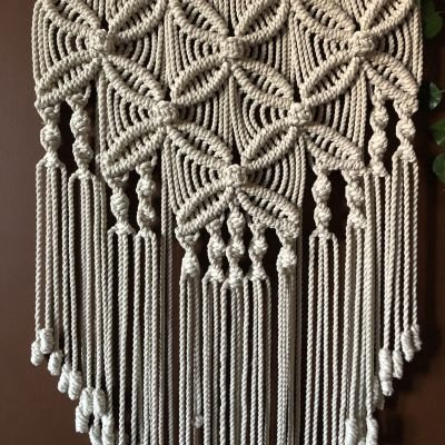 مكرمية عليقة حائط