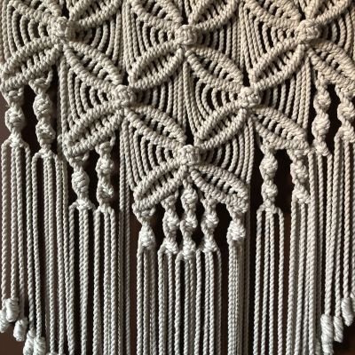 مكرمية عليقة حائط