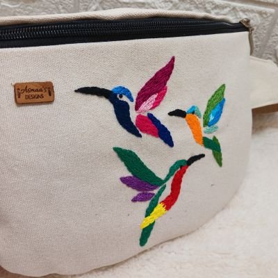 شنطة ويست عصافير تطريز يدوى