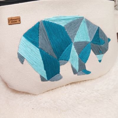 Waist Bag embroidery bear