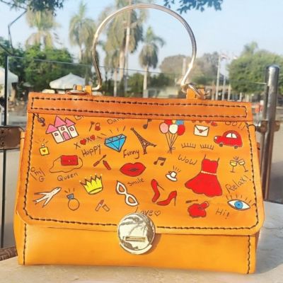 Handmade leather bag