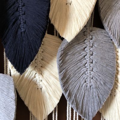 Macrame feathers
