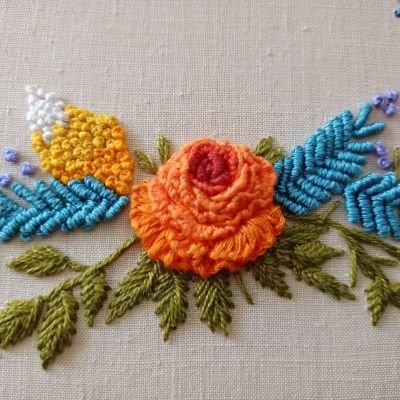 Embroidered hoop