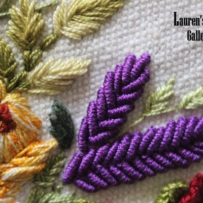 Embroideried tote bag 