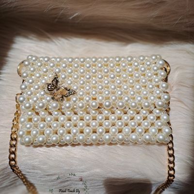 Butterfly pearl bag