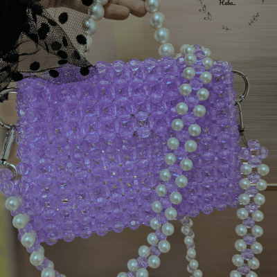 Trendy lavander bag