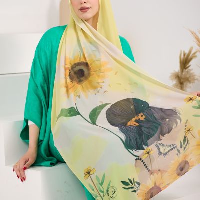 Sun flower hijab