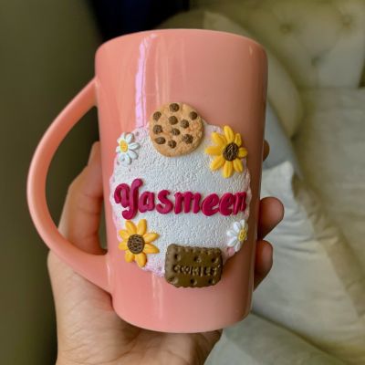 Polymer clay mug 