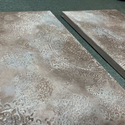 Elegant Tranquility - Set of 2 paintings 