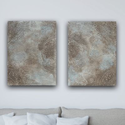 Elegant Tranquility - Set of 2 paintings 