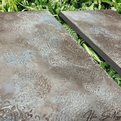 Elegant Tranquility - Set of 2 paintings 