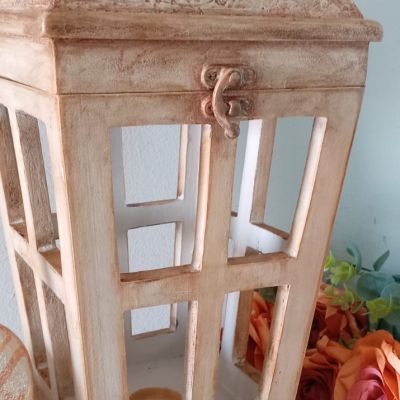 مجموعه كامله من فانوس خشب و مبخره  مع كوستر دله  كبير 