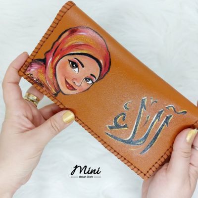 محفظة جلد هاند ميد 