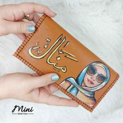 محفظة جلد هاند ميد 