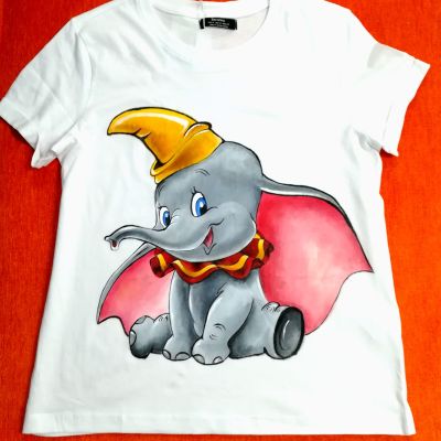 تيشرت رسم هاند ميد 