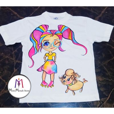 تيشرت رسم هاند ميد 