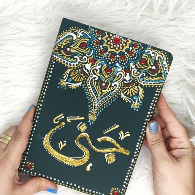 Note book handmade with a book mark