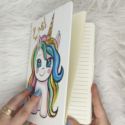 Note book handmade with a book mark