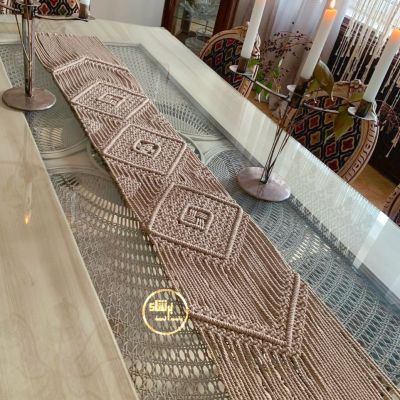 Macrame tablecloth