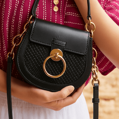 Handmade genuine leather bag 