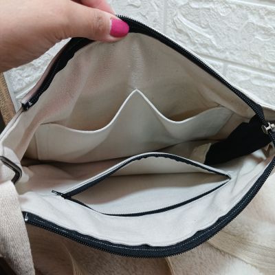 Cross bag embroidery Dolphin