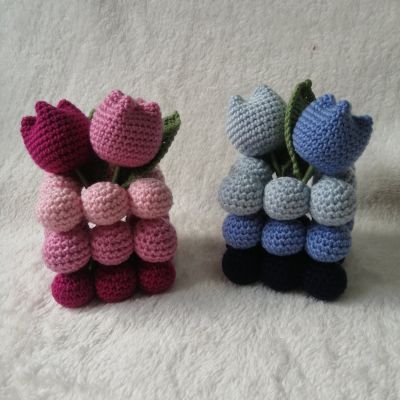 فازه ورد تيوليب ملونه 