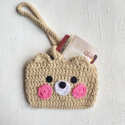 حافظة كروت بتصميم دبدوب