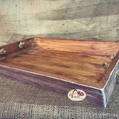 صينية خشب طبيعي