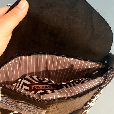 Genuine leather Palestinian crossbody bag