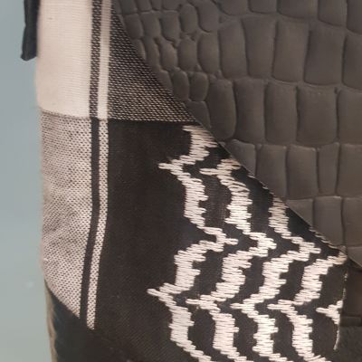 Genuine leather Palestinian crossbody bag