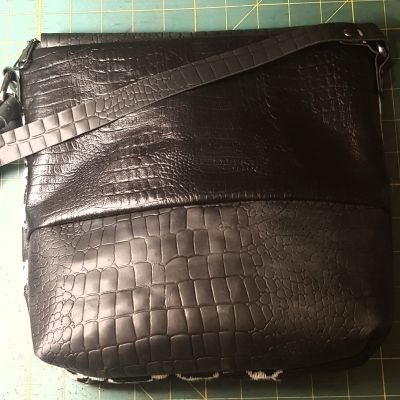 Genuine leather Palestinian crossbody bag