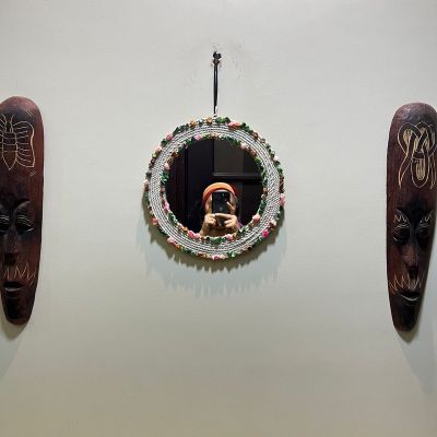 Macrame mirror 
