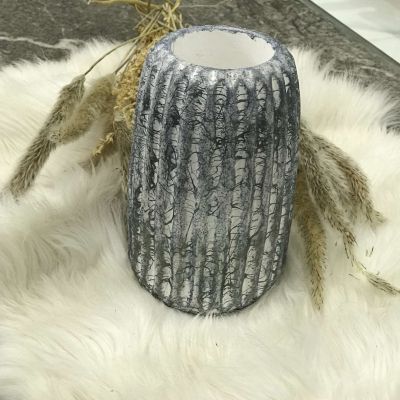 طقم فازه كونكريت مضلعه تكنيك تلوين رخامي