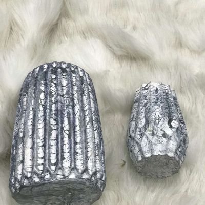 طقم فازه كونكريت مضلعه تكنيك تلوين رخامي