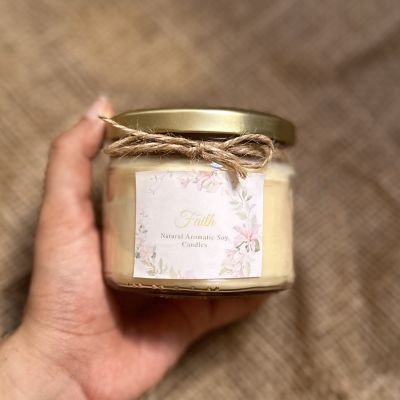 Orange and cinnamon candle