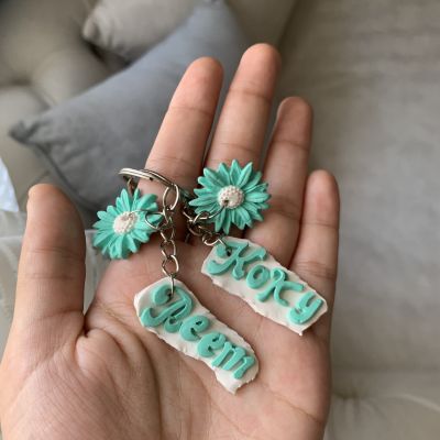 Polymer clay key chain 