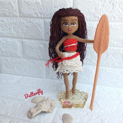 MOANA Amigurumi doll 