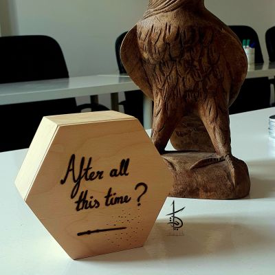 After all this time? - Hand-Burned Wooden Box