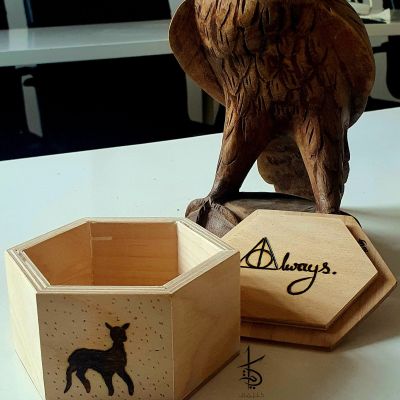 After all this time? - Hand-Burned Wooden Box