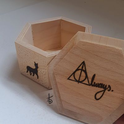 After all this time? - Hand-Burned Wooden Box