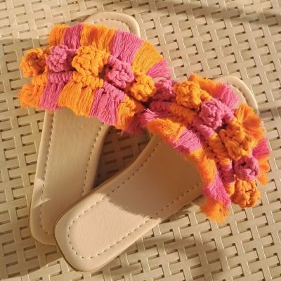 سليبر مكرميه ملون 