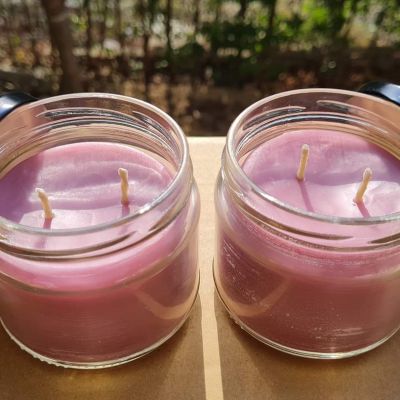 شمعة اللافندر الطاردة للناموس