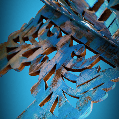 Wood Crafts  Book Holder/Carving / Decoupage Art.