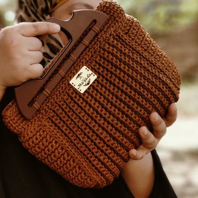 Elegant crochet bag 